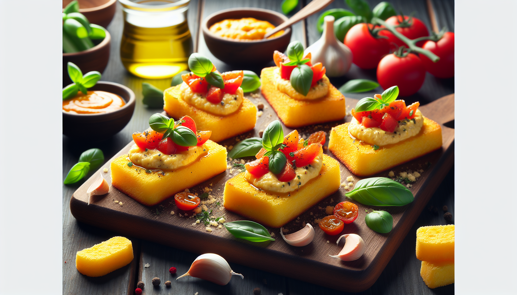 crostini di polenta